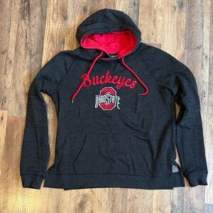 Colosseum Women's Red and Black Hoodie